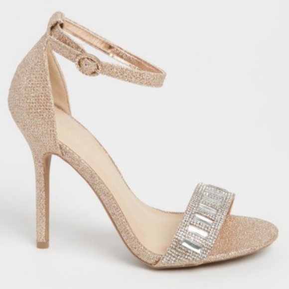 Rose Gold Glitter Stone Embellished Stilet… - Picture 8 of 8